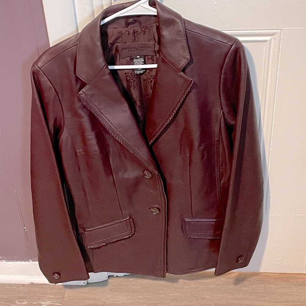 🔥Genuine leather coat*flawless*